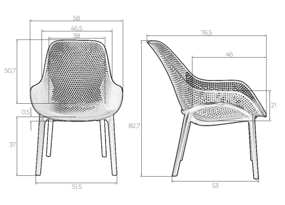 Кресло DOBRIN LONZO (G-17) c УФ-защитой)