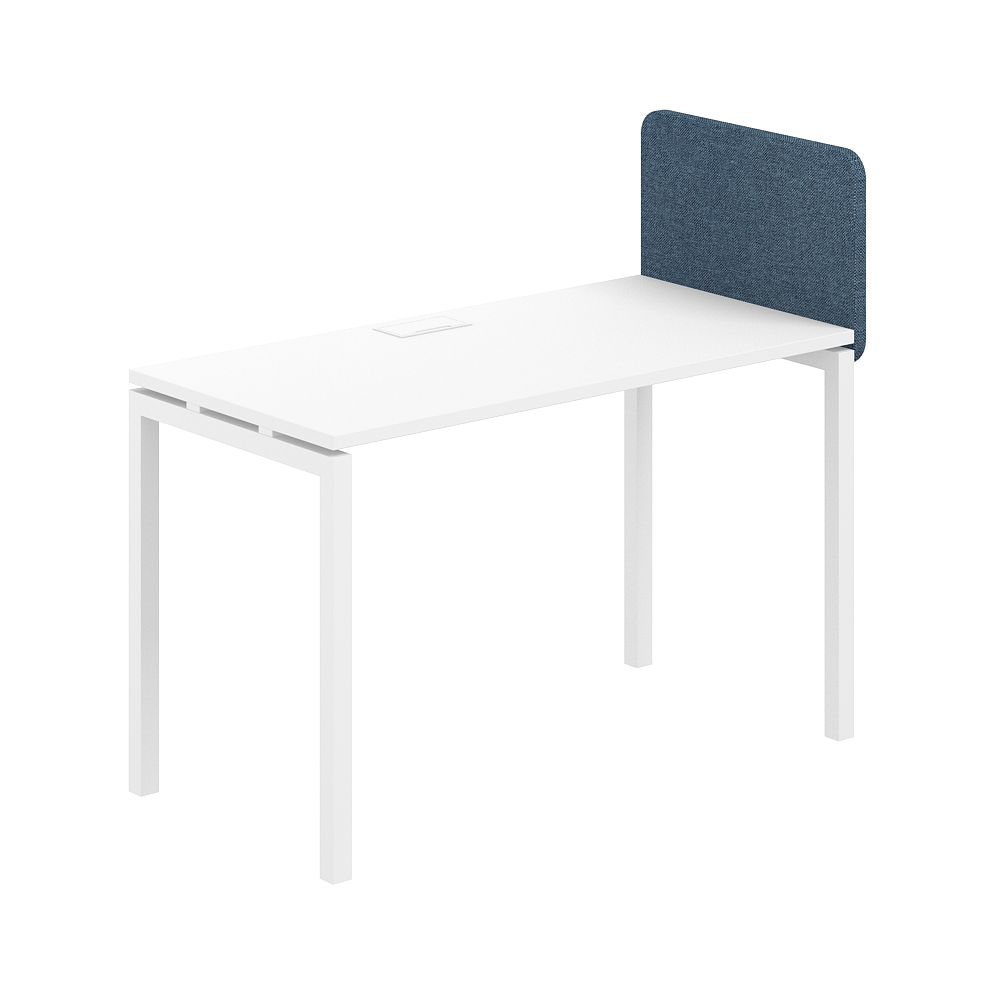 Экран боковой/промежуточный тканевый 600х400(370)х30 (для стола гл.600) SG.334.BL