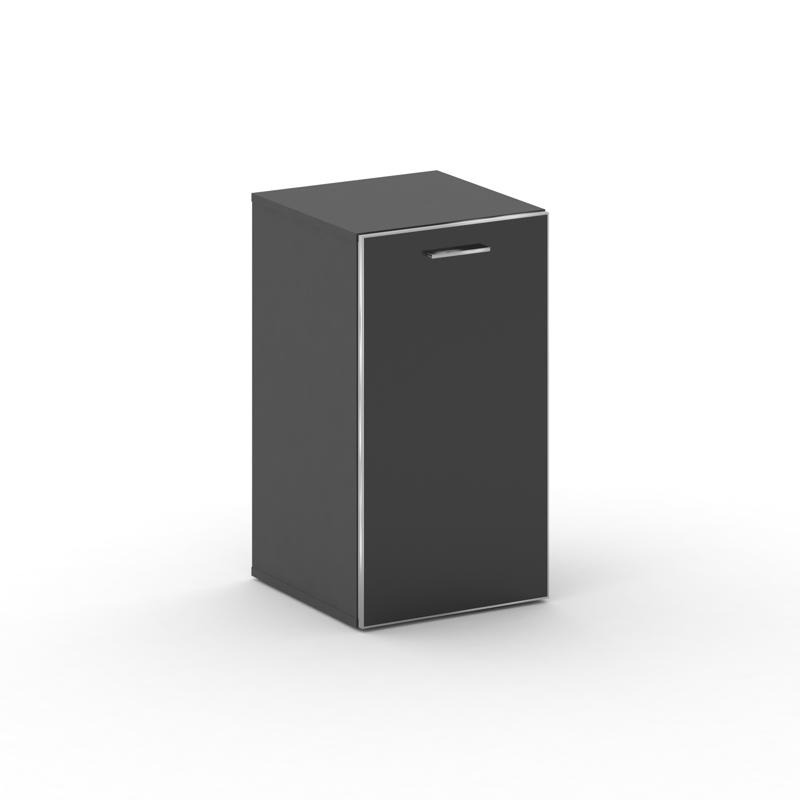 Fresco Шкаф узкий низкий левый FR.SU-302 (L) Хром 450*460*807