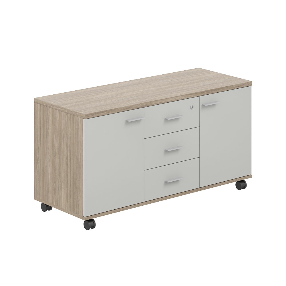 Тумба сервисная с 3 ящ. 1204х460х619, с замком, 2 фасадами SG.621.OD.SH