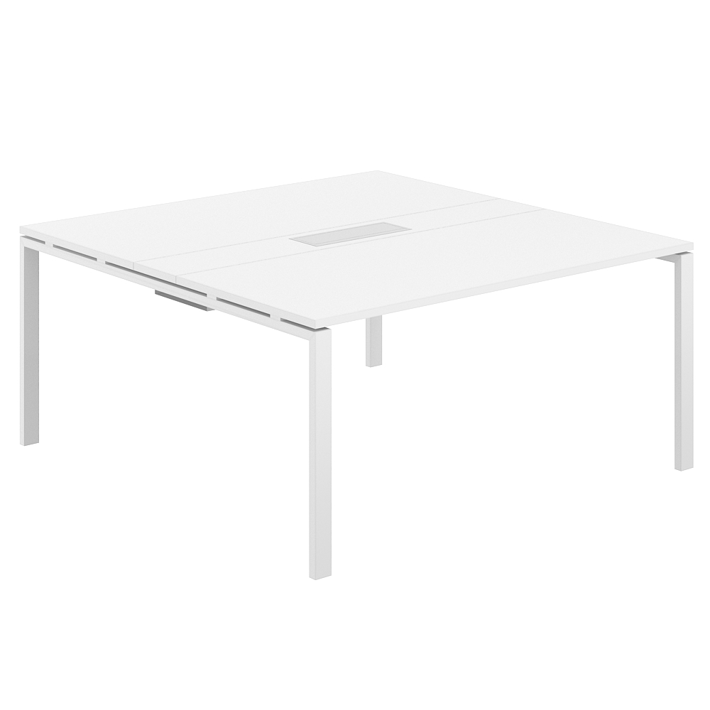 Стол переговорный комбинированный 1600х1638х750 МК60х30 SG.283.WH.63.WH.WH