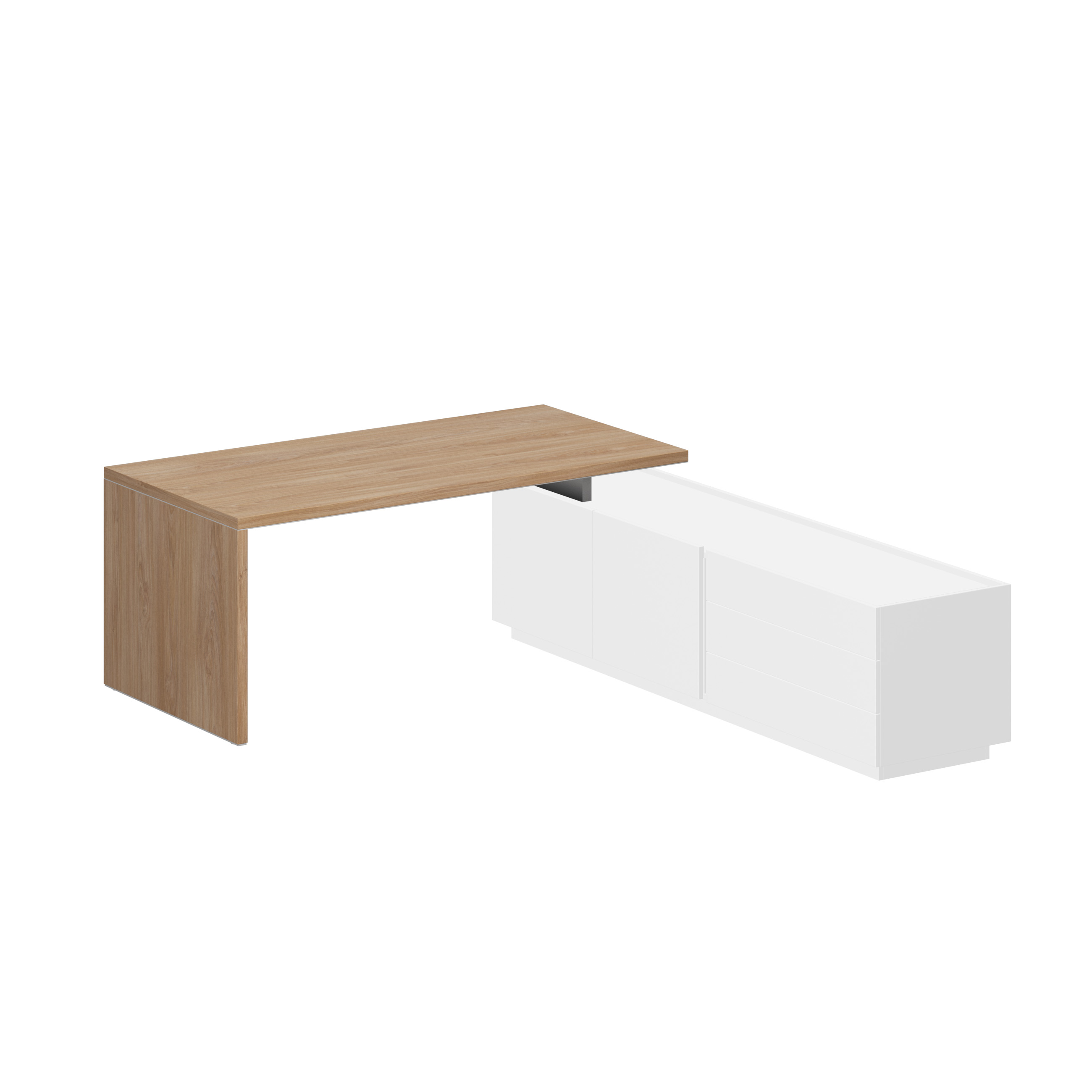 Стол на тумбу опорную 1,2,3  1600х900х750 OL-20-02.GN