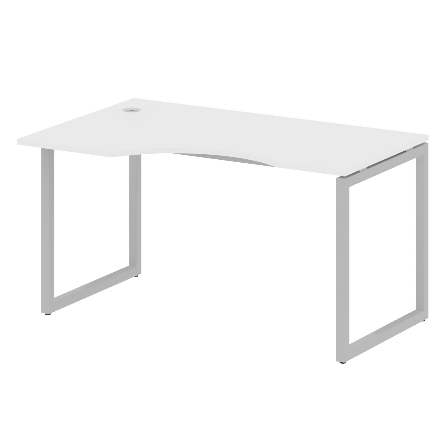 Metal System Quattro Стол криволинейный левый на О-образном м/к 40БО.СА-2 (L)