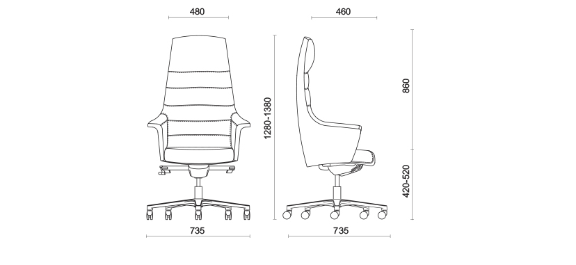 Кресло руководителя Of Course Executive