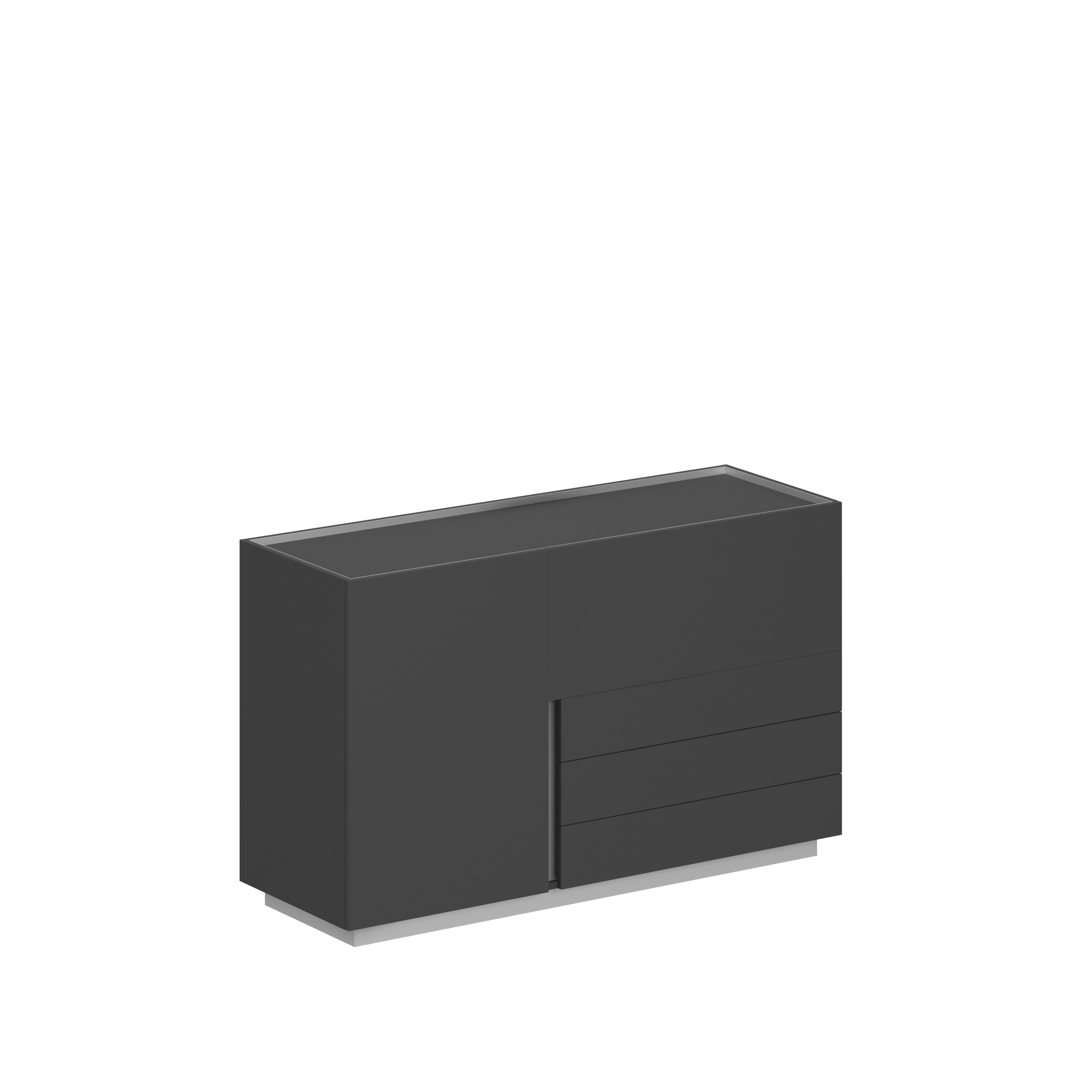 Шкаф 1600x550x975, правый OL-20-14.OS.OS.OS.R