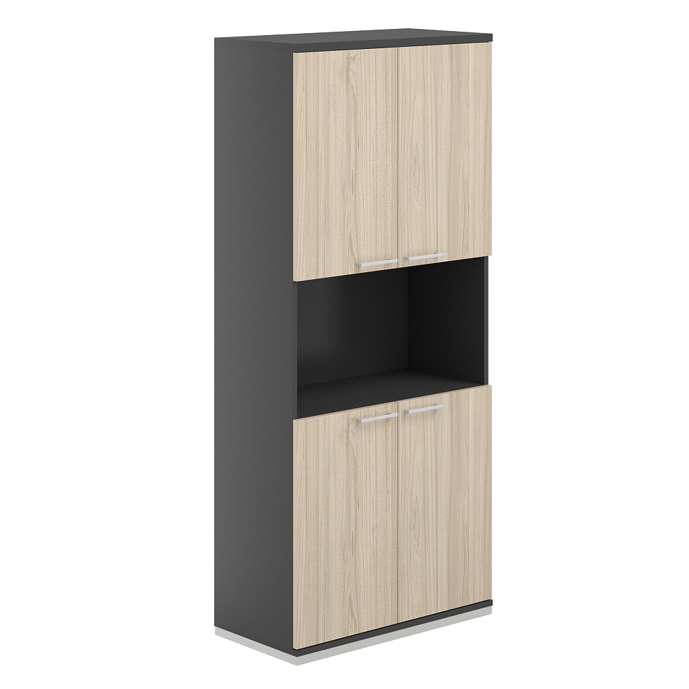 Шкаф 5 ур. 800 с нишей AG.220.AN.AN.AR.AR