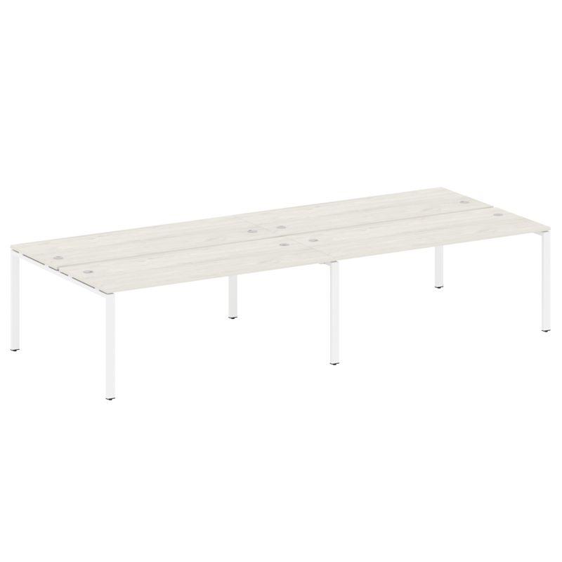 Metal System Рабочая станция на 4 места на П-образном м/к БП.СМ-4.5