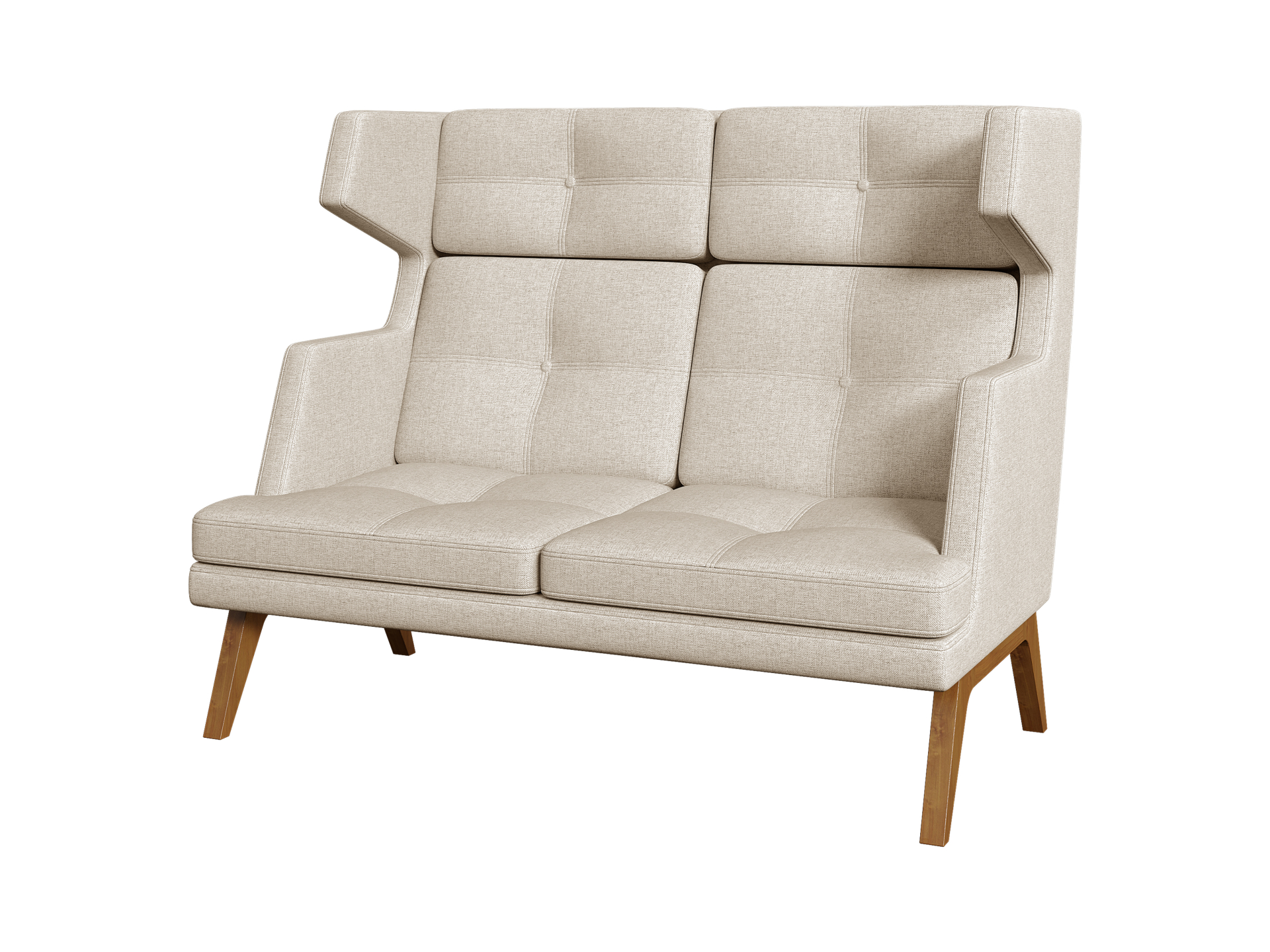 Диван2-местныйвысокий Беверли Bev2H