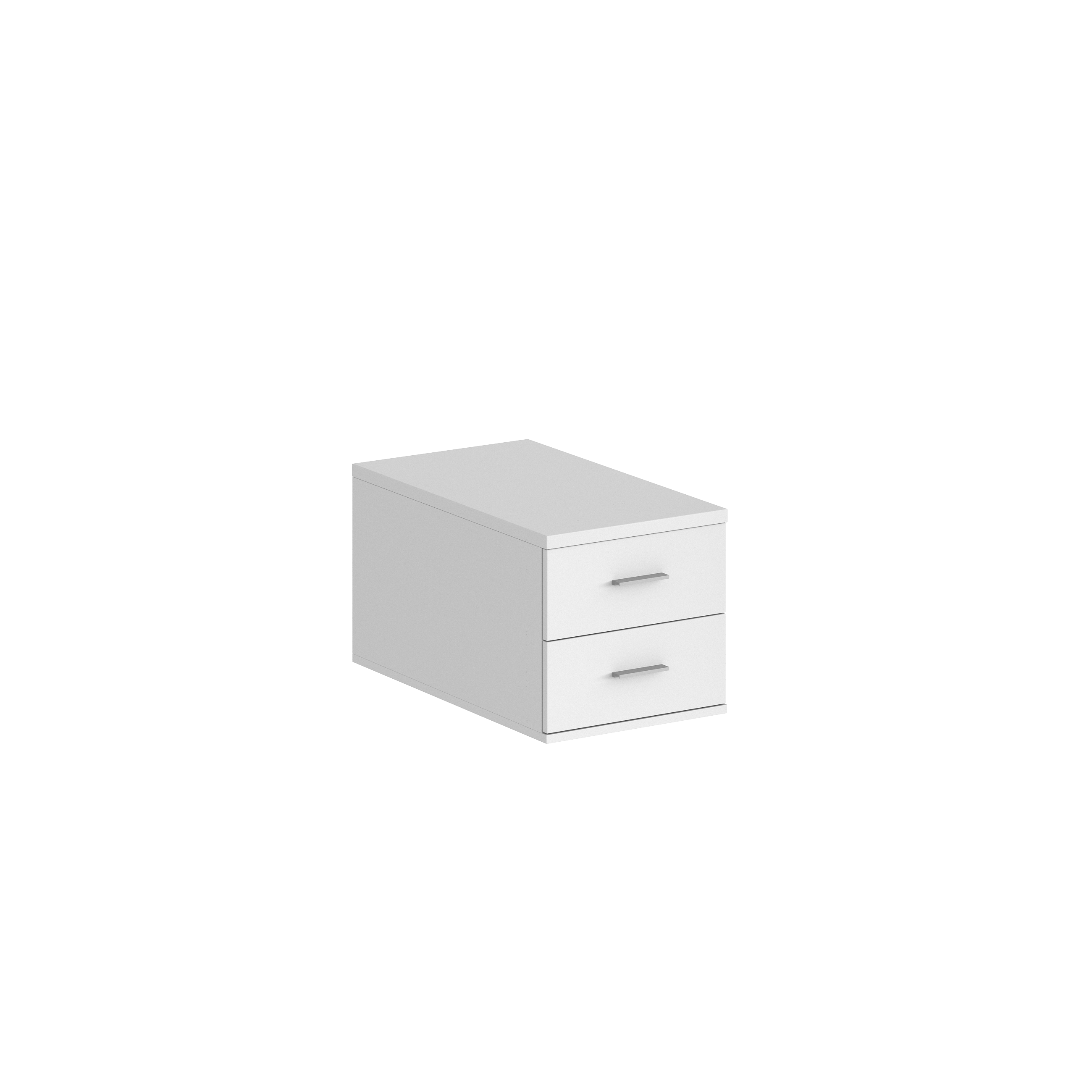 Подвесная тумба с 2 ящ., 600, 400х446х342 SG.536.WH.WH