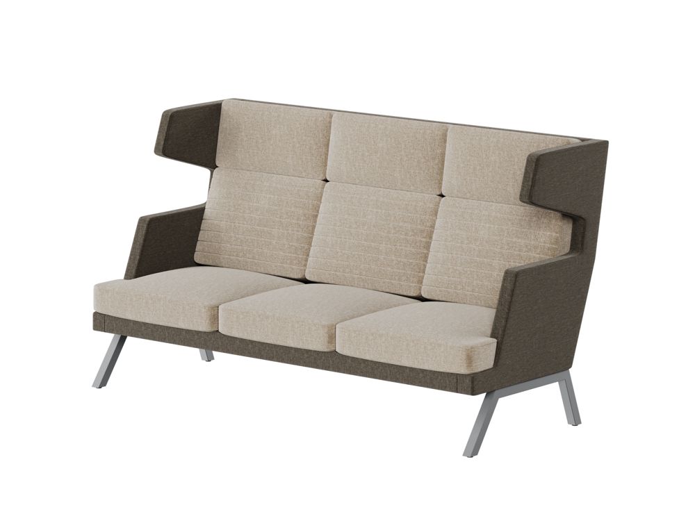 Aldo Диван трёхместный высокий ALD-03