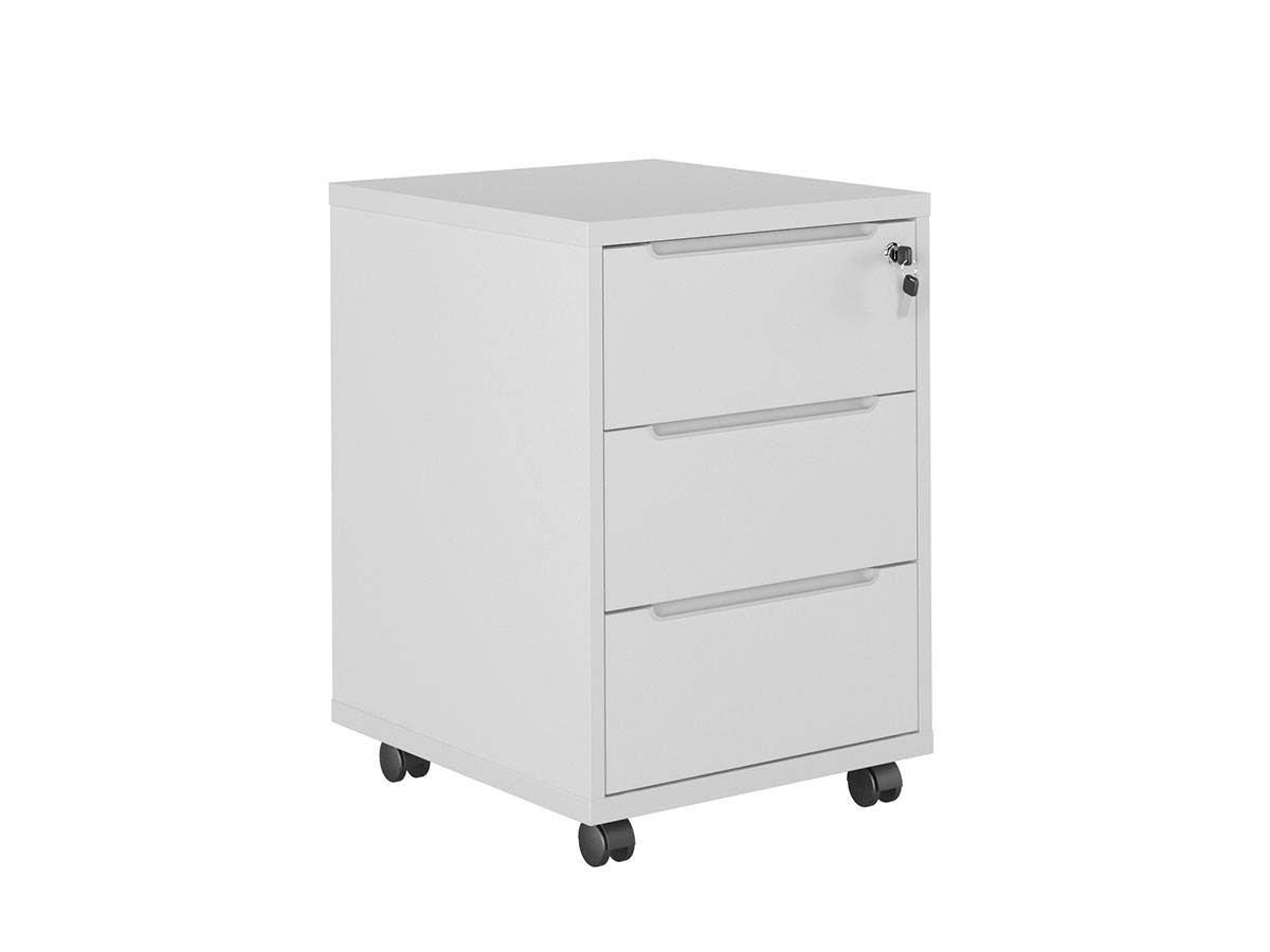 Тумба с 3 ящиками на колёсах CLF202