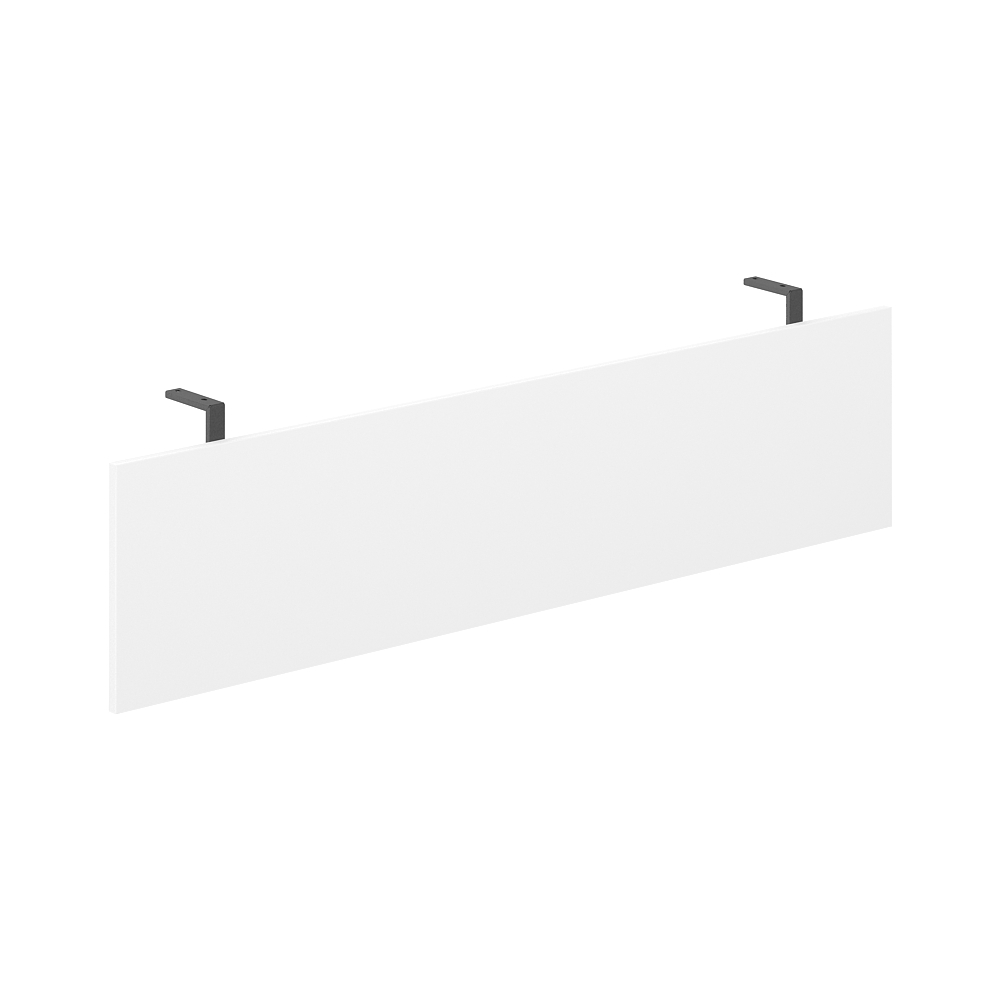 Передняя панель 1510x350x18 мм для стола 1800 на опорной тумбе с комплектом креплений AG.010.WH.AN