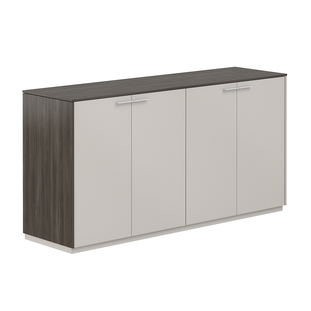 Шкаф низкий - 2шт., обвязка BT, фасады GS NZ-0314+NZ-0314.BT.GS