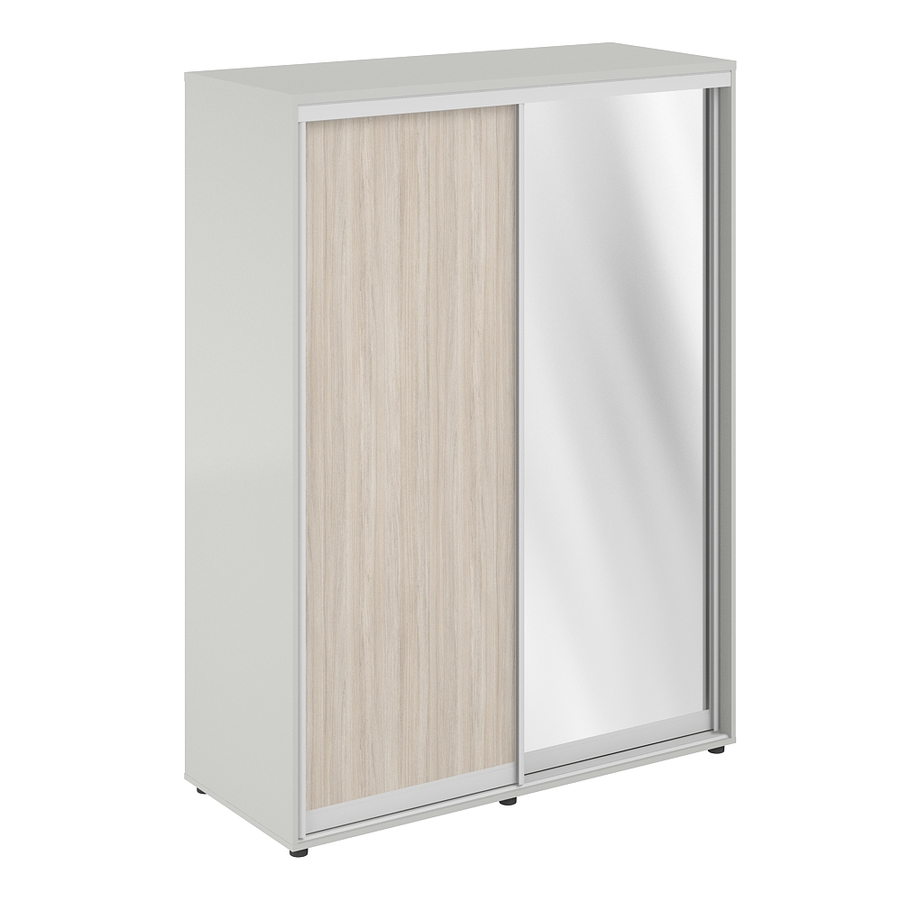 Шкаф купе 1438х600х1953  высокий, з.ст. ХДФ, полки, штанга SG.720.SH.OL.AL