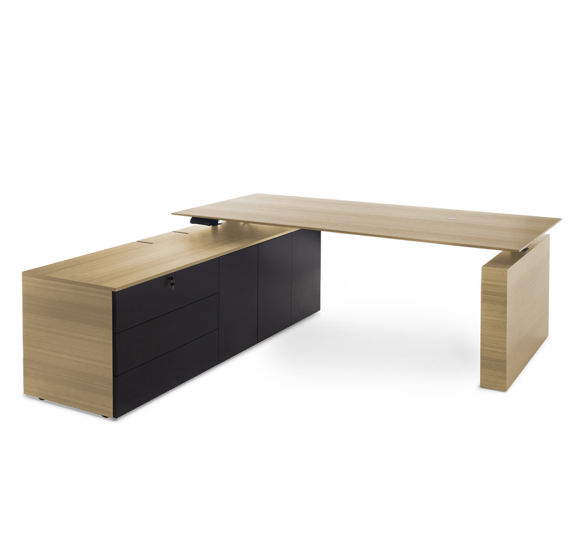 TESLA Стол письм. с тумбой SX