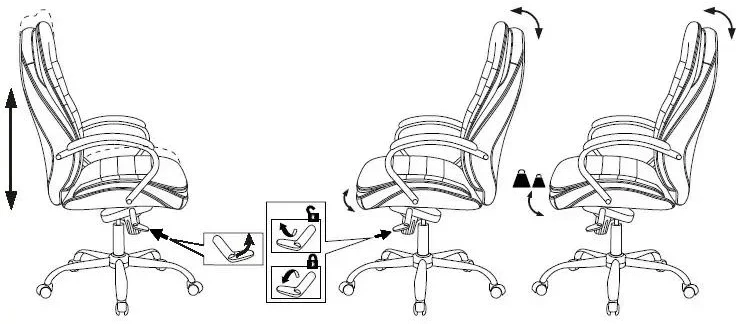 Кресло руководителя Бюрократ T-9950