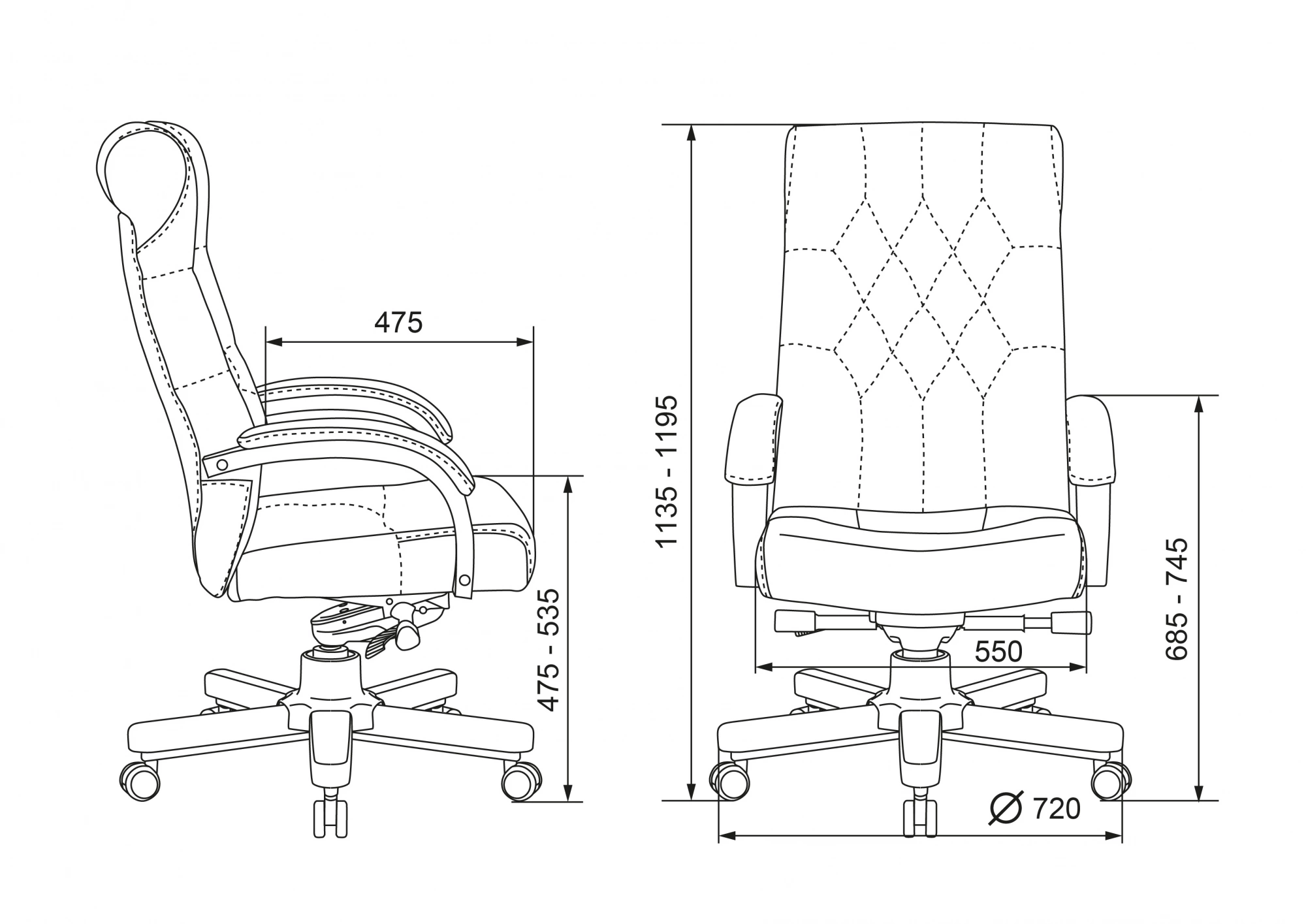 Кресло руководителя Бюрократ T-9928WALNUT