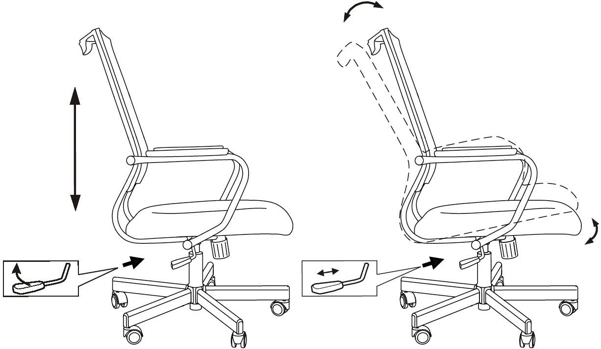 Кресло руководителя Бюрократ CH Balance