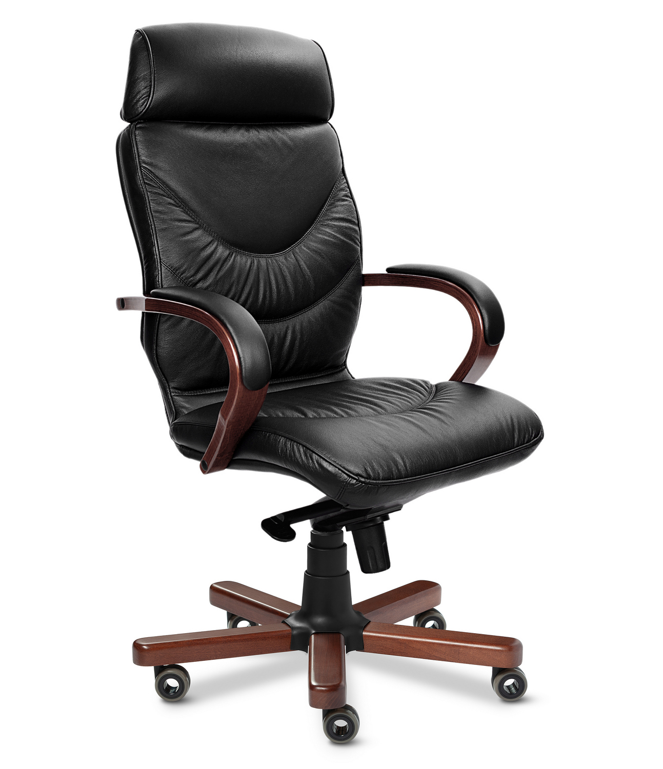 Кресло для руководителя Leeds Wood A