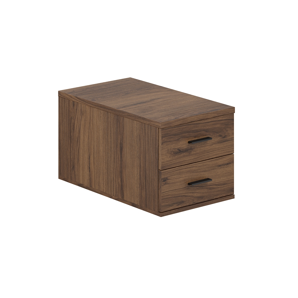 Подвесная тумба с 2 ящ., 700,  400х518х342 SG.537.DM.DM