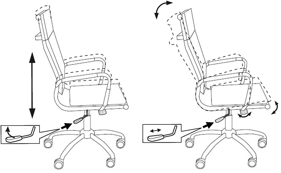 Кресло руководителя Бюрократ Ch-993