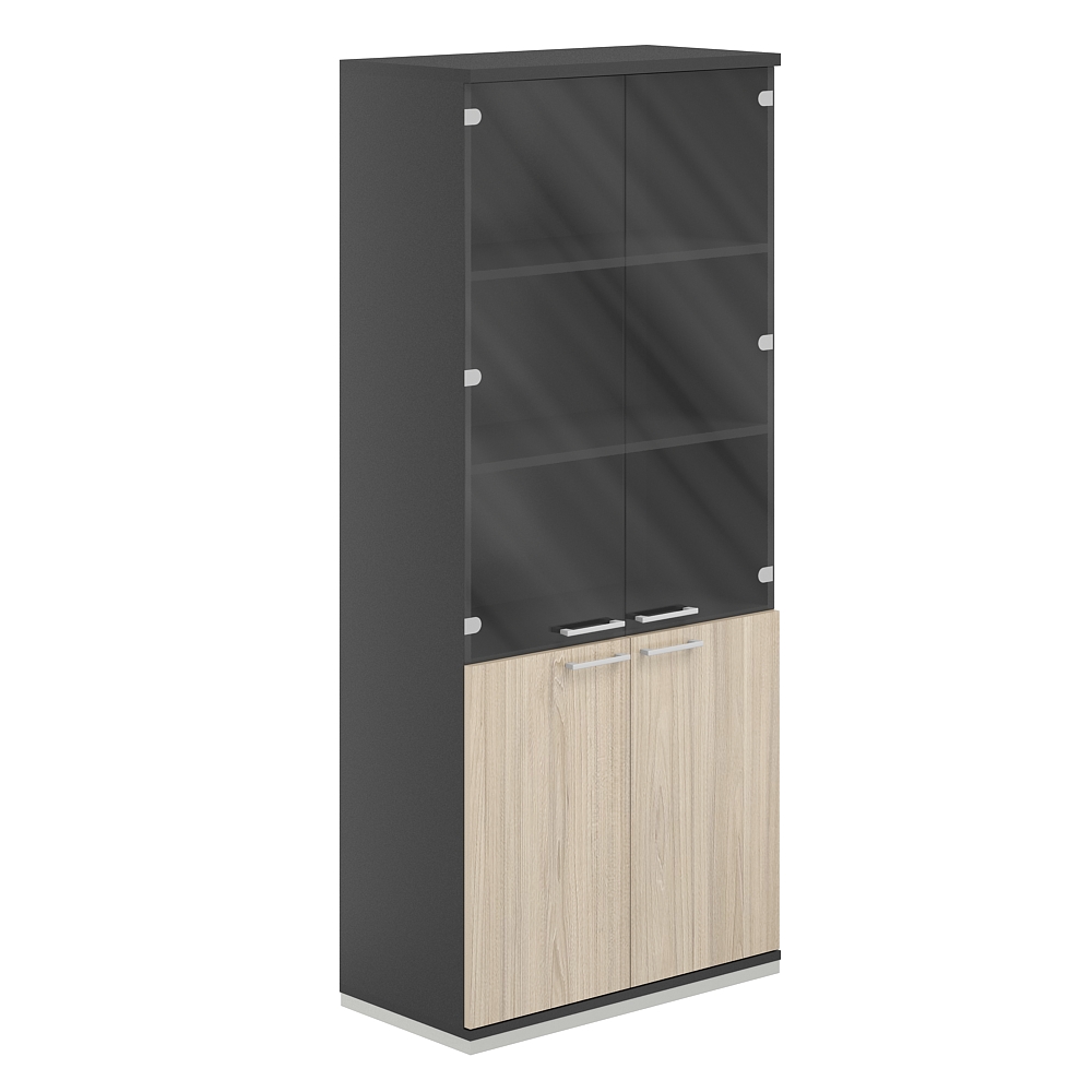 Шкаф 5 ур. 800 со стеклом AG.210.AN.AN.AR.GL