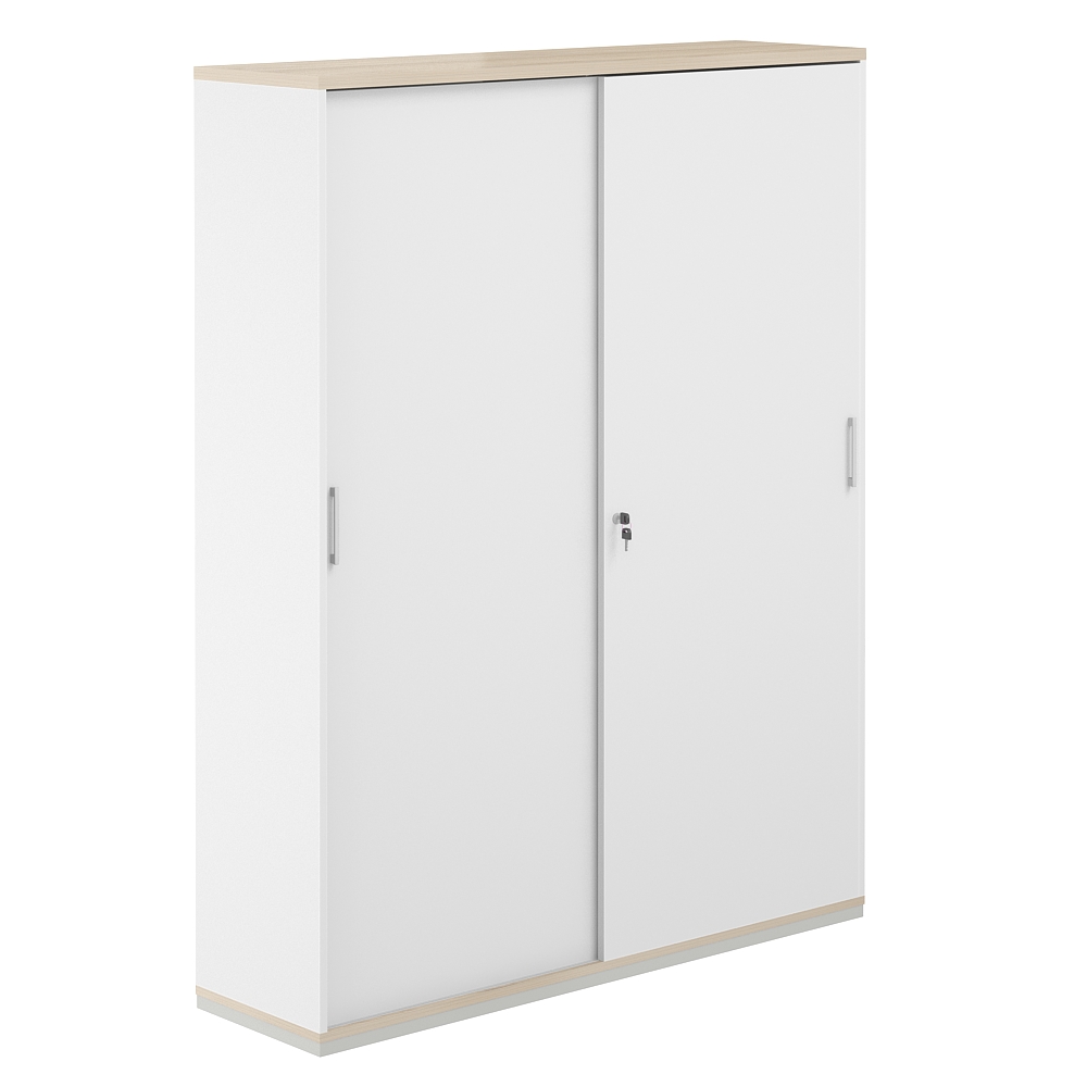 Шкаф-купе 5 ур. 1438х400х1833 AG.247.WH.AR.WH