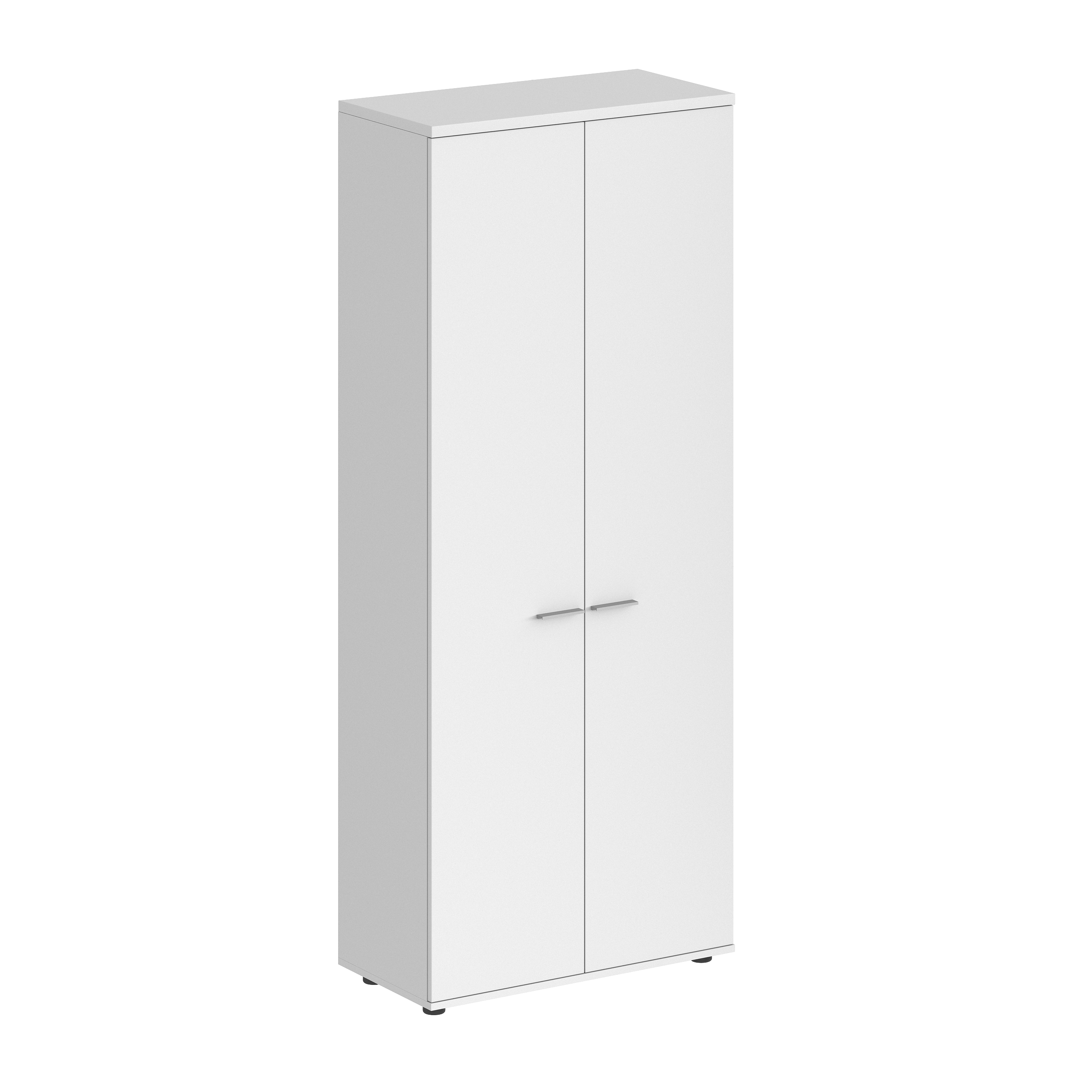 Шкаф высокий 800х400х1955, 2-х дв., з.ст ЛДСП SG.811.WH.WH