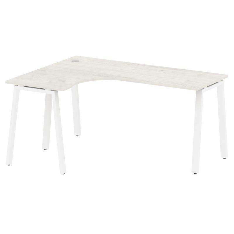 Metal System Стол криволинейный левый на А-образном м/к БА.СА-4 (L)