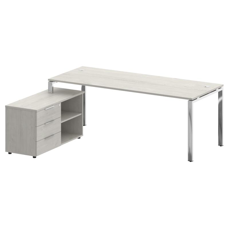 Metal System Direct Стол руковод. с тумбой БГ.СРТ-6.8 (L) 2100*1620*75