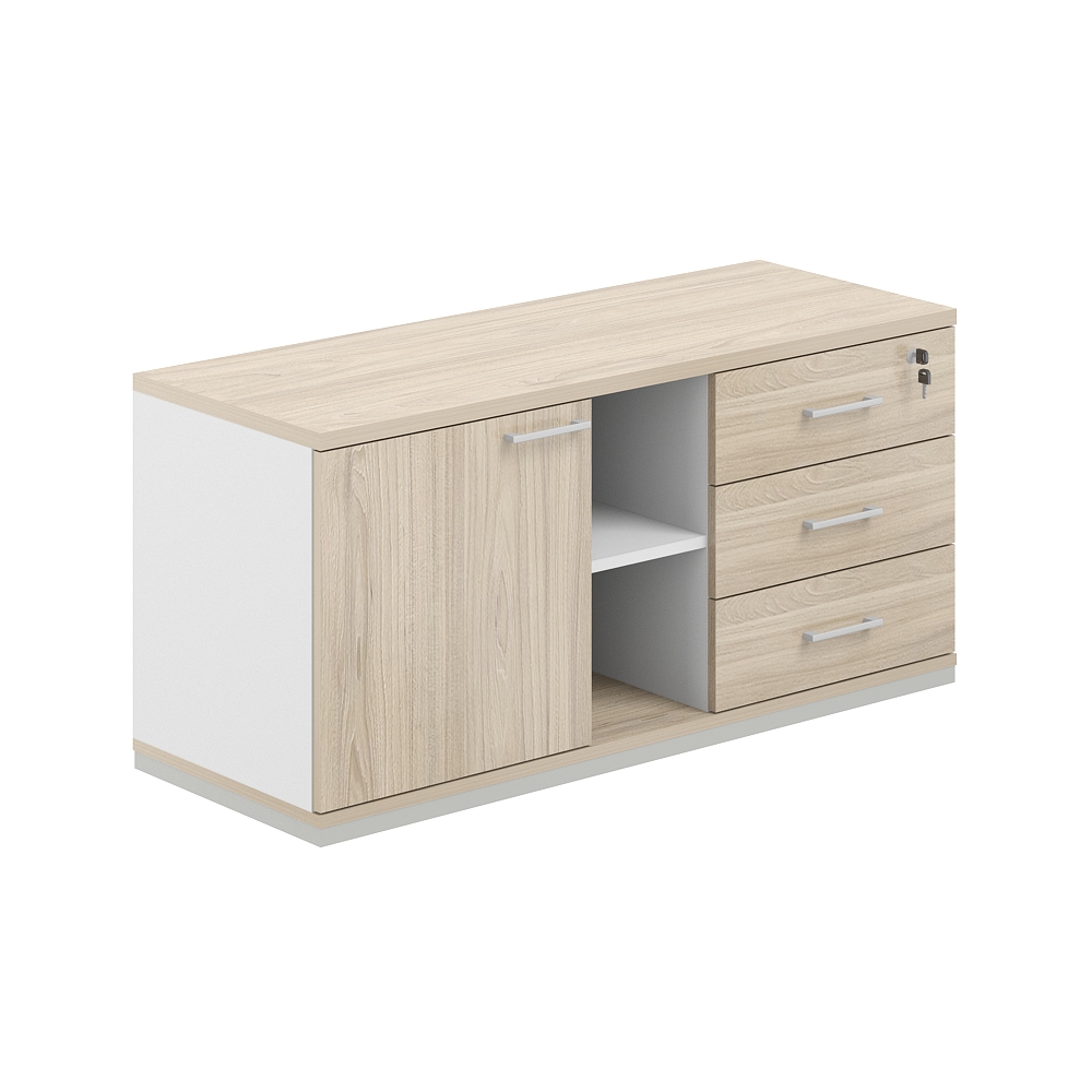 Тумба сервисная 1238х462х584 с замком AG.292.WH.AR.AR