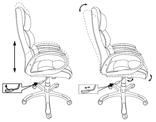Кресло руководителя Бюрократ CH-S840N