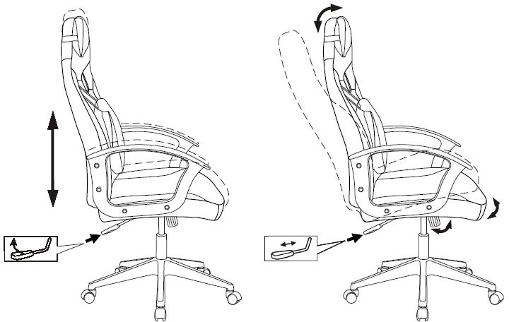Кресло игровое Zombie DRIVER