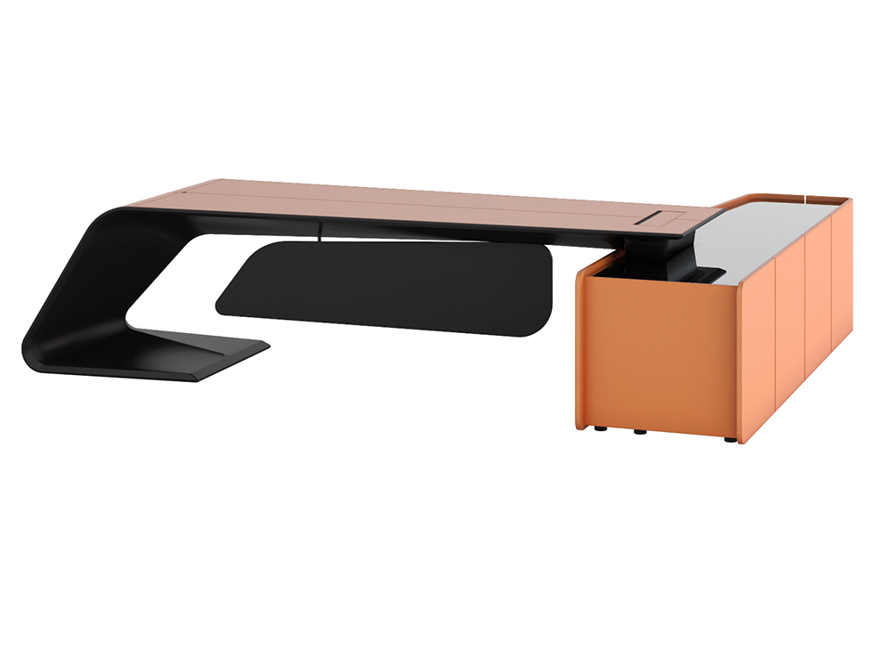 Стол письменный Bugatti BJD-2622S-L 2,66м. левый BJD-2622S-L