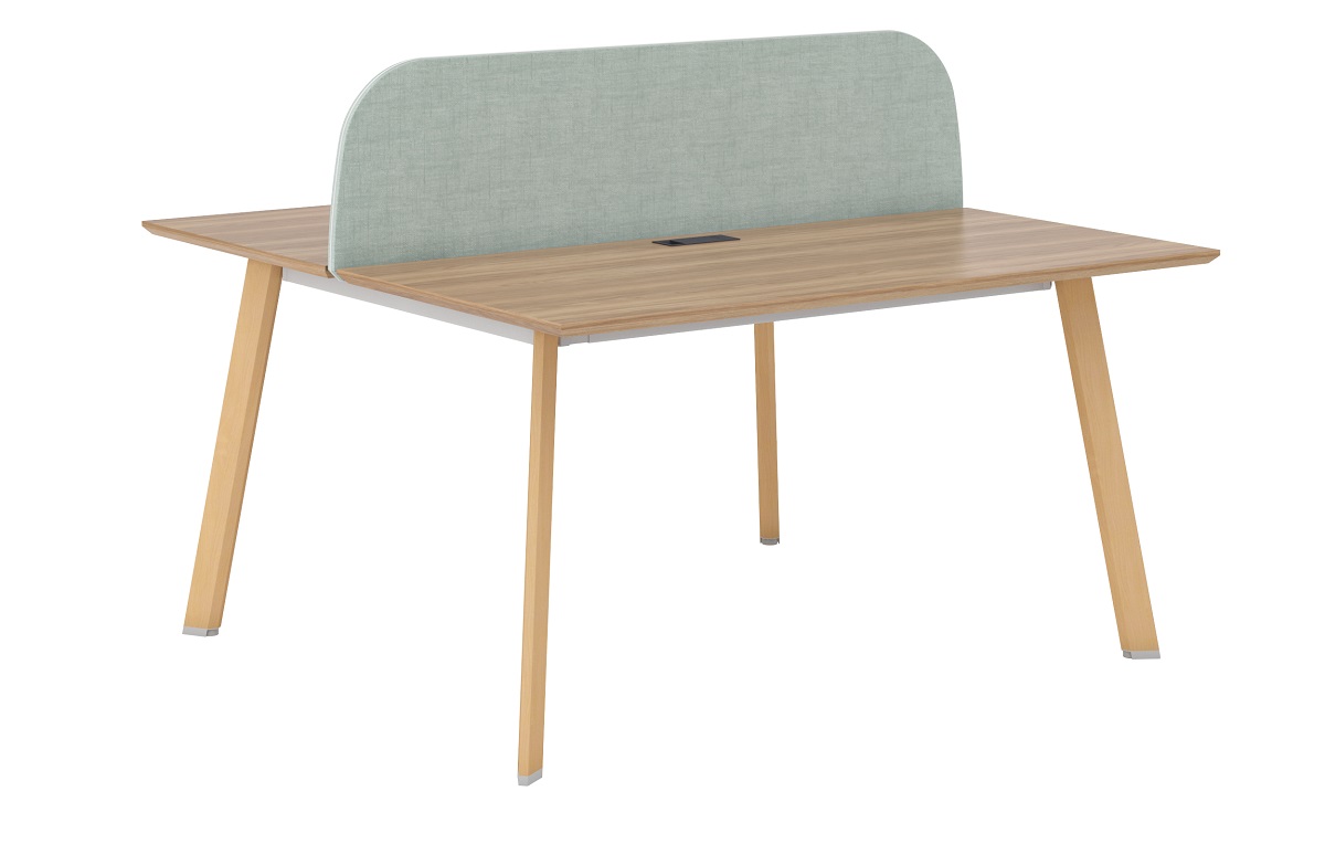 Рабочая станция на 2 места с экраном и креплением ECO142.U003+ECO501.ZEL