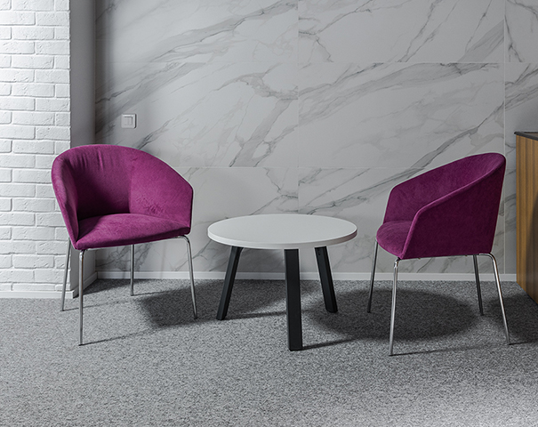 Кресло Charlie на хромированных ножках