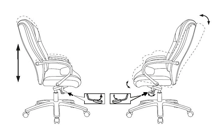 Кресло руководителя Бюрократ T-9925SL