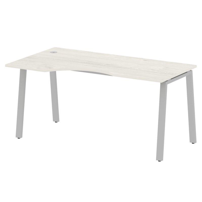 Metal System Стол криволинейный левый на А-образном м/к БА.СА-1 (L)