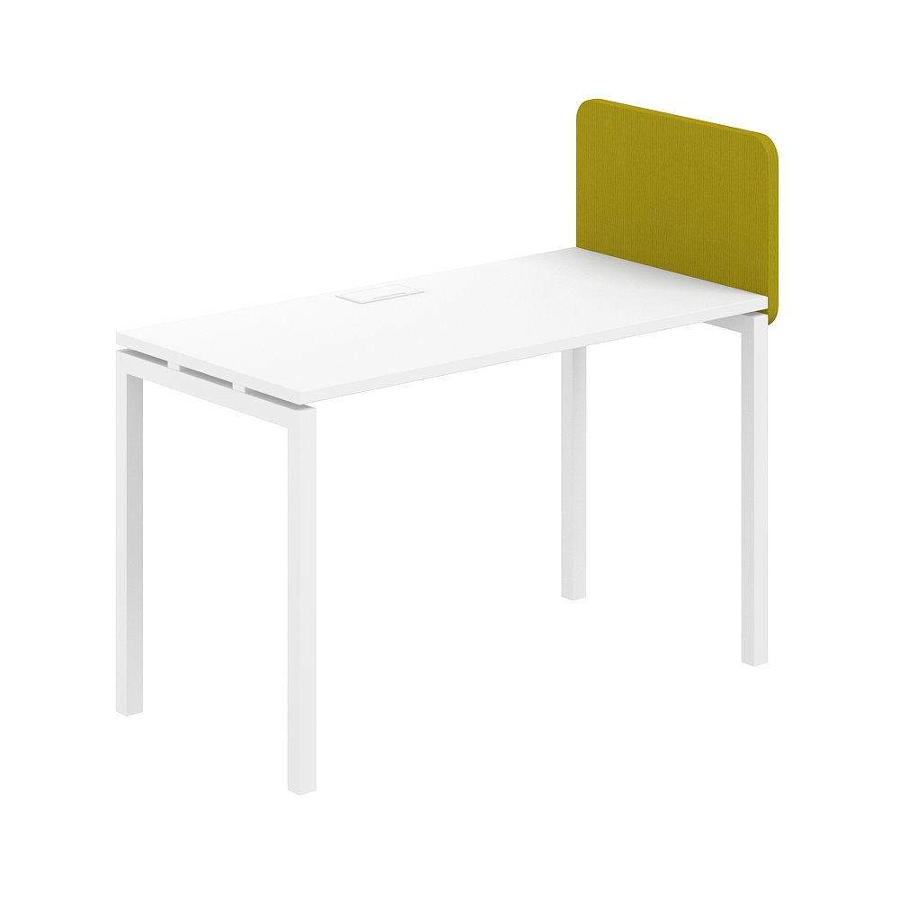 Экран боковой/промежуточный тканевый 600х400(370)х30 (для стола гл.600) SG.334.GRN