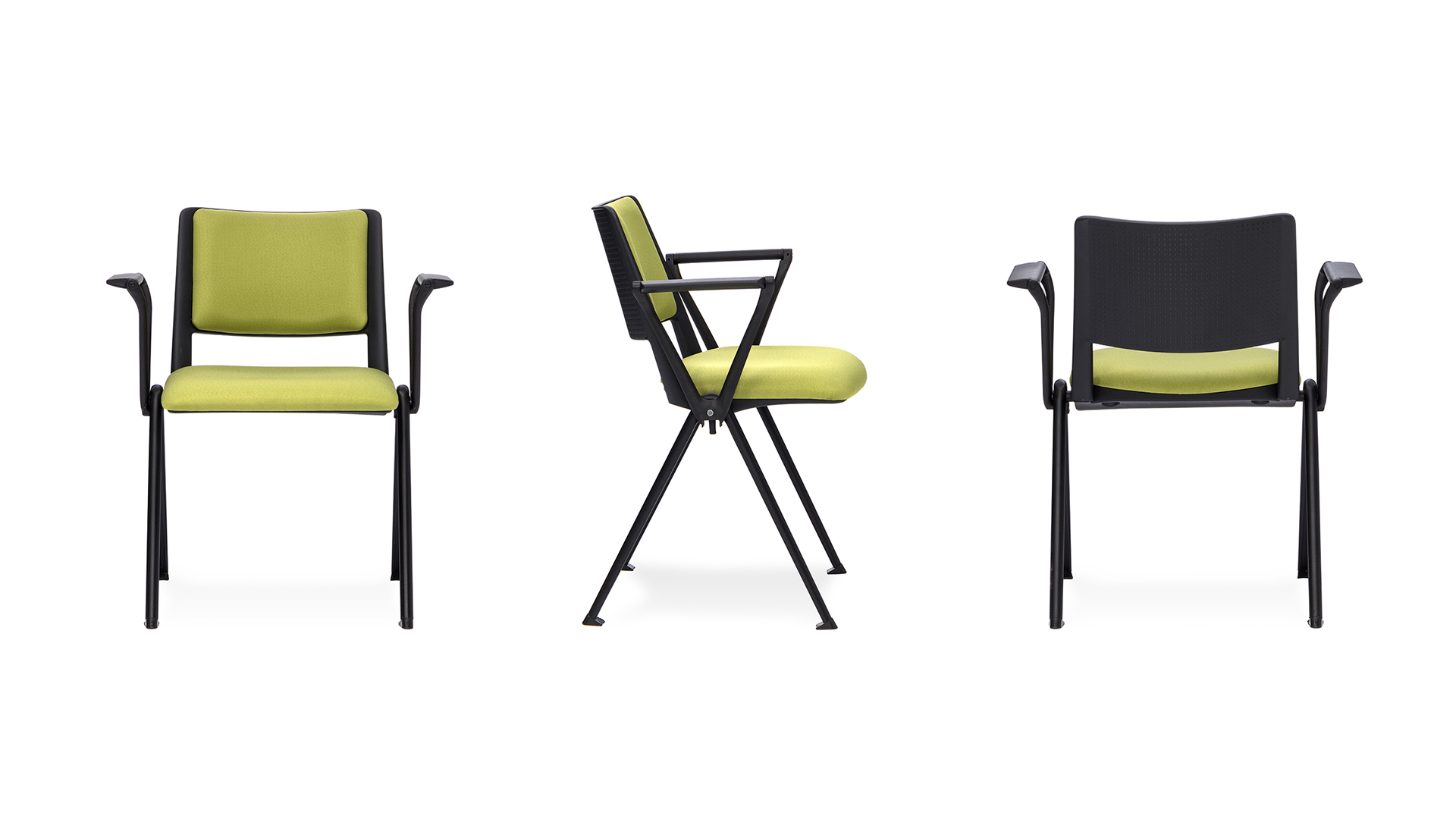 Стул Teo с элементами из черного пластика