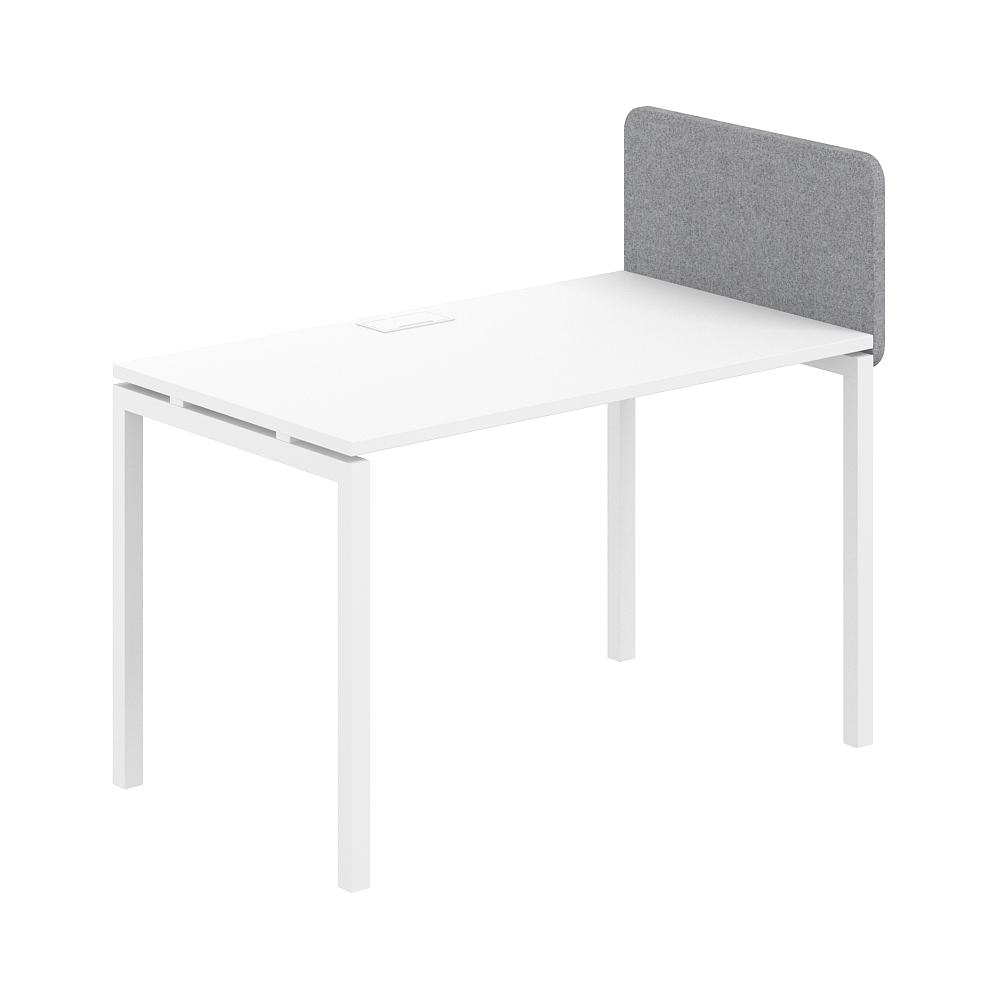 Экран боковой/промежуточный тканевый 700х400(370)х30 (для стола гл.700) SG.335.GR