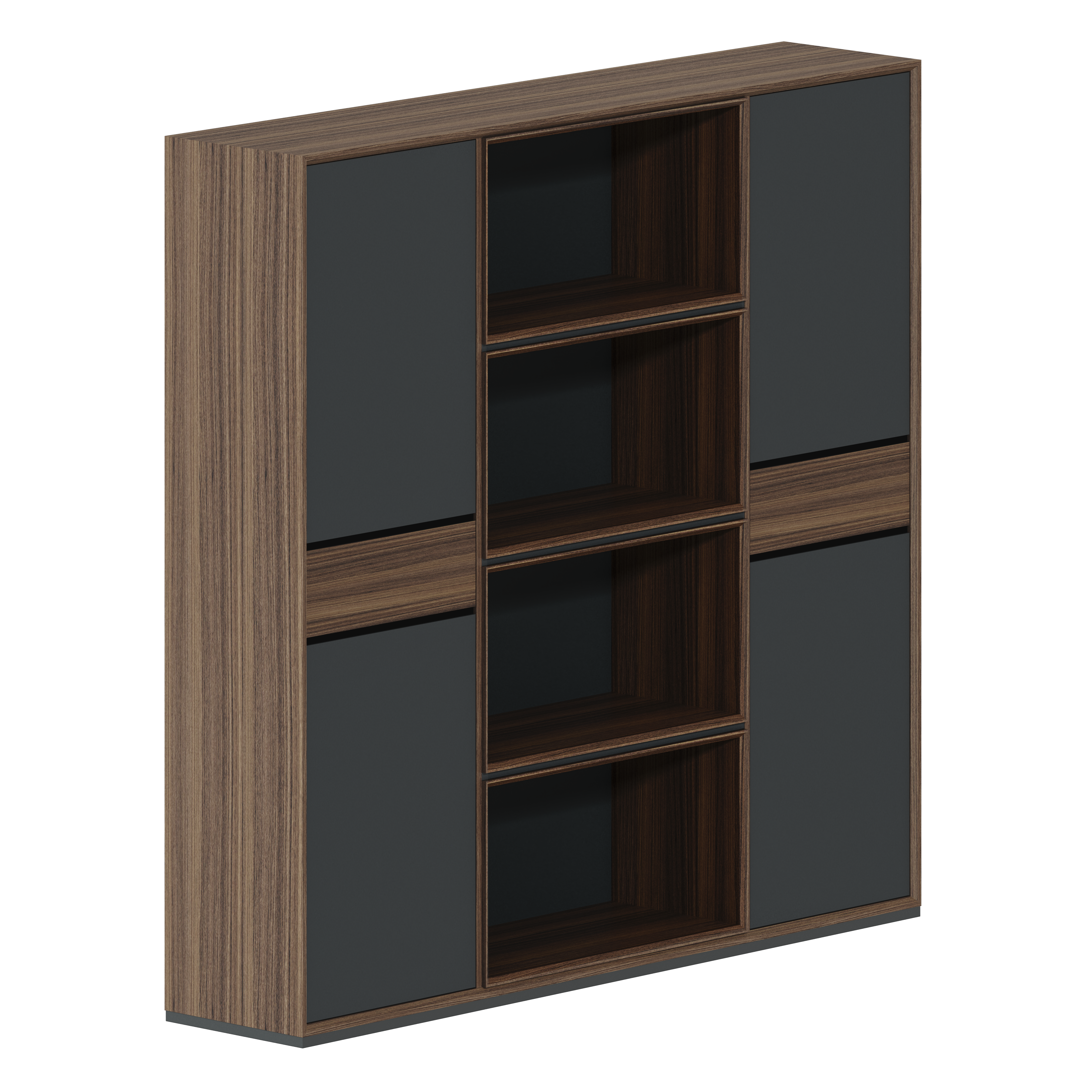 Шкаф 3х-секционный 2120х450х2060 QZ.0303.BW.GF*