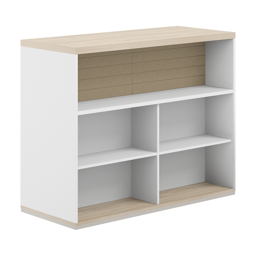 Стеллаж-комбо 2-стор. 1438 с топом, с экраном тканевым высоким AG.255.302.665.BG