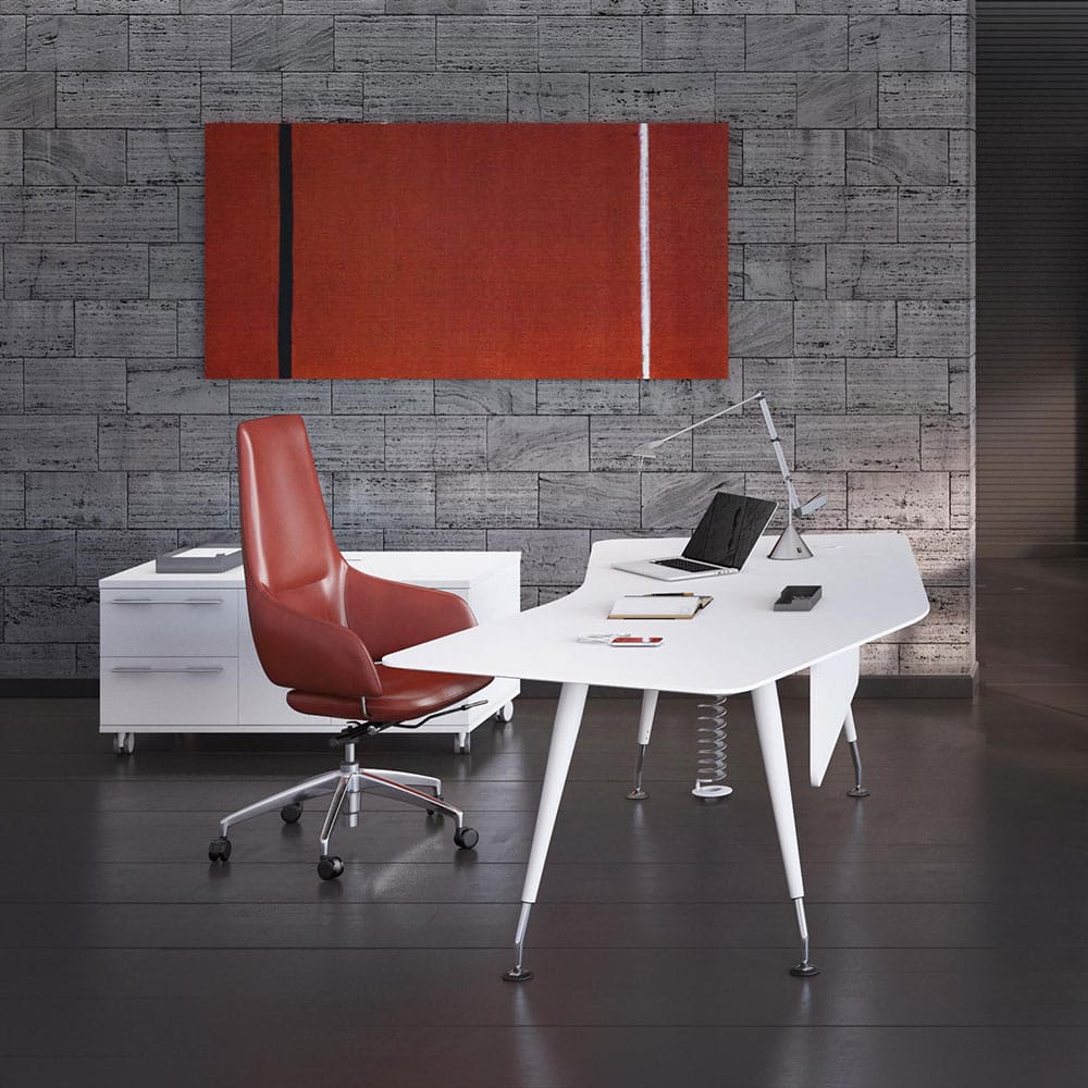 Тумба подкатная EMPORIO с 2 ящиками и 2 дверьми (правая)