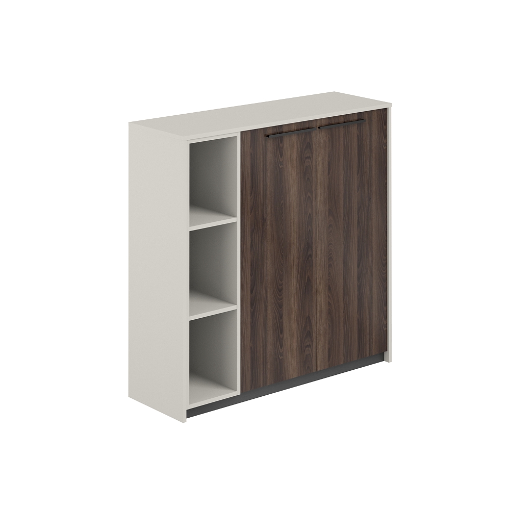 Шкаф средний со стеллажом, 1240х410х1226 RF.402.PG.DA.PG.L