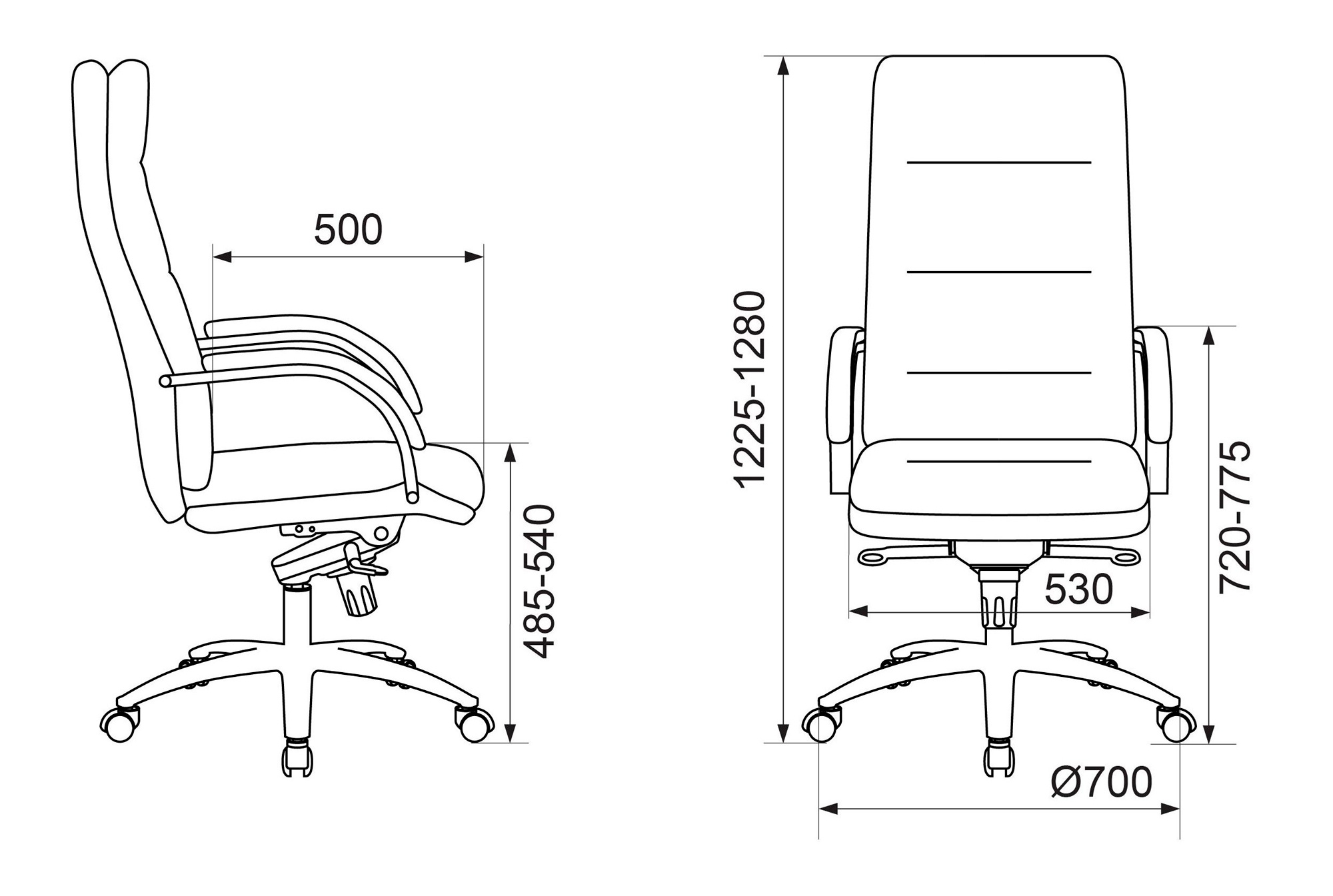 Кресло руководителя Бюрократ T-9927SL