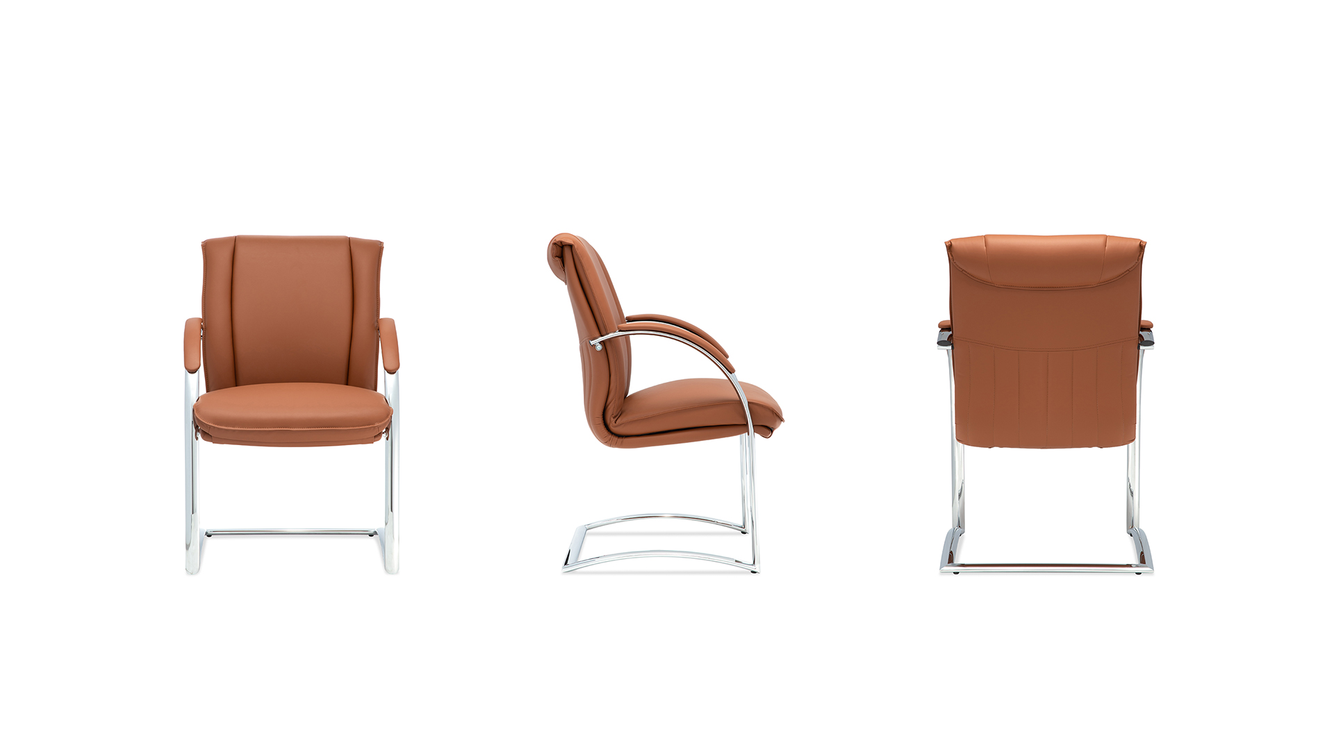 Кресло Again с низкой спинкой на полозьях