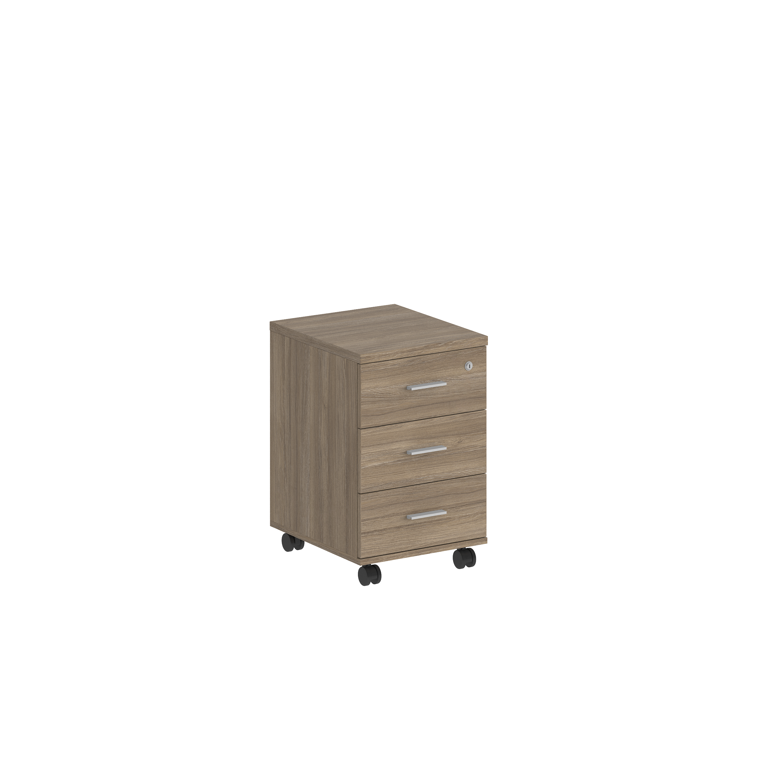 Тумба мобильная с 3 ящ. 404х460х619 (метаб), с замком SG.611.OD.OD.M