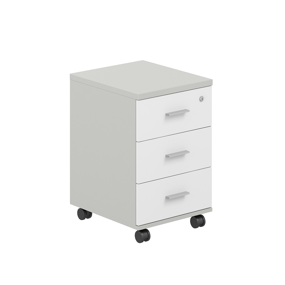 Тумба мобильная с 3 ящ. 404х460х619, с ц.замком SG.612.SH.WH