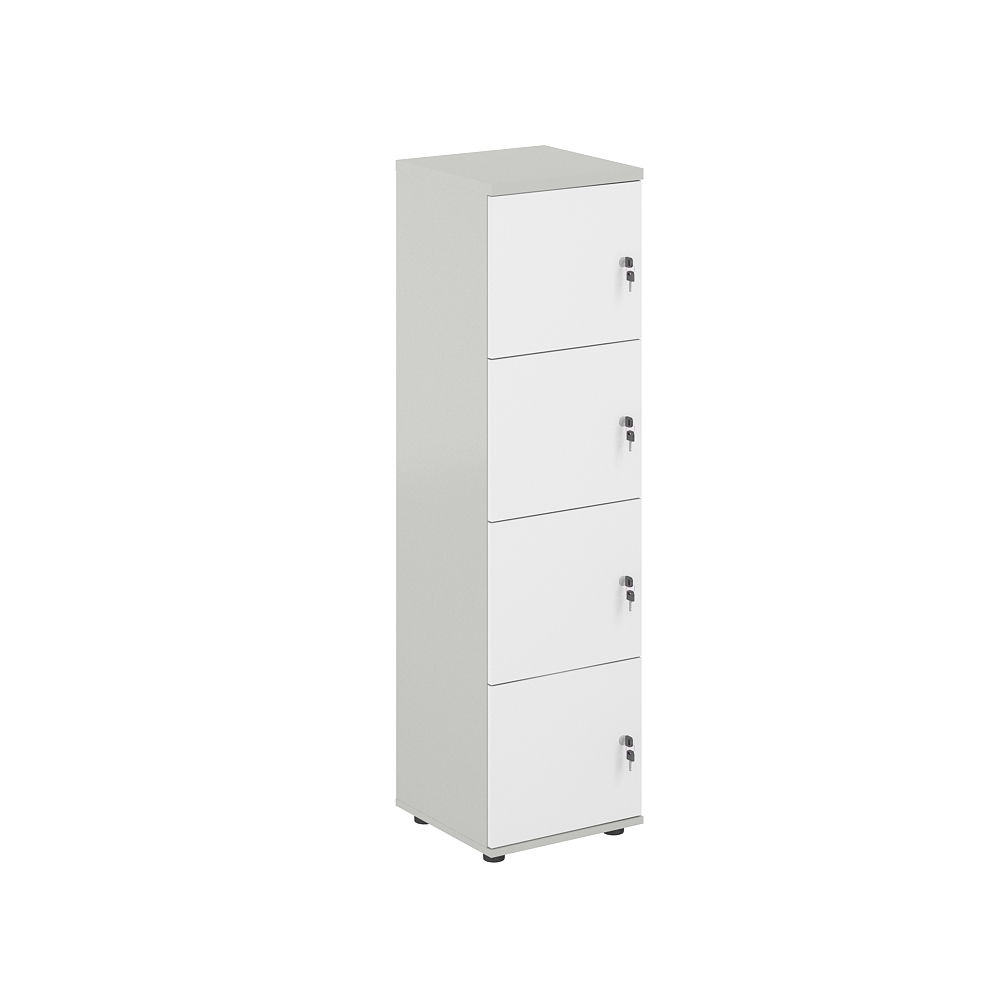 Локер 4 ячейки 400х400х1483 SG.817.SH.WH